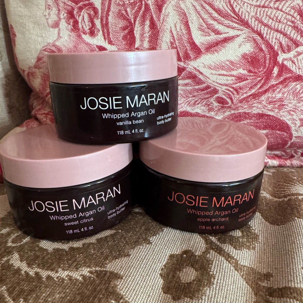 NEW Josie Maran Whipped Argan Oil cream pack of 3